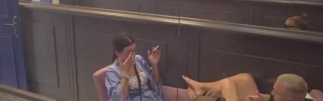 MIONA I ŠA SE ŠUTIRALI U PUŠIONI! Reper besneo na Jovanovićku, pa u jednom trenutku nogom uradio ovo! (FOTO)