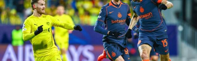 Inter u velikom minusu u Norveškoj: Spektakl u Brižu