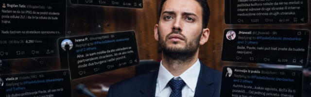 Павле Грбовић псовао демократе на мрежама због порције помфрита