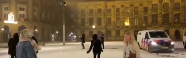 Zbog kršenja mera: Policija se grudvala sa građanima (VIDEO)