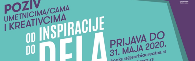 “Od inspiracije do dela”: Ostalo još pet dana za slanje prijava na konkurs za umetnike