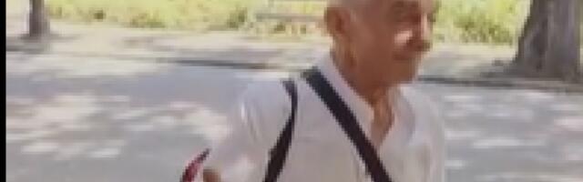 Horor i divljaštvo u Subotici! Propali blokader taksista pljunuo deku samo zato što podržava SNS! Šta je ovo, ljudi?! (FOTO/VIDEO)