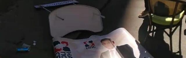 Upravnik zgrade na Starom gradu napao aktiviste NPS (VIDEO)