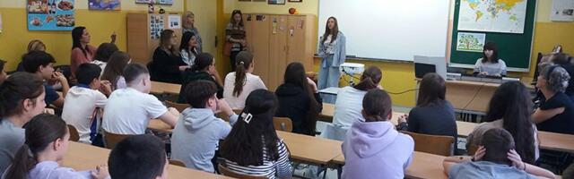 Radionica učenika OŠ „Dušan Jerković“ i gošće iz Amerike