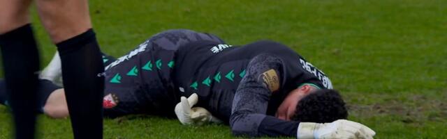 Mateus leži na zemlji! Ukazana hitna pomoć golmanu Crvene zvezde