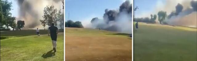 DRUGA NESREĆA ZA DVA DANA Avion iz Pule se zapalio u Londonu (VIDEO)