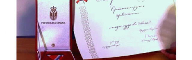 Осам де­це­ни­ја НИУ „Либертатеа” овенчано Сретењским орденом