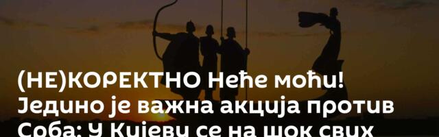 (НЕ)КОРЕКТНО Неће моћи! Једино је важна акција против Срба: У Кијеву се на шок свих  појавио – ђаво