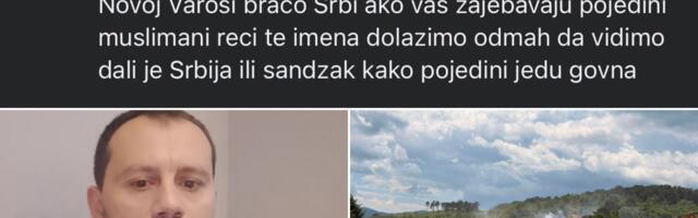 NOVE PRIJETNJE KRVOPROLIĆEM: Braćo Srbi, prijavite muslimane, odmah dolazimo!