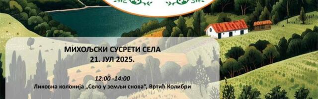 Miholjski susreti sela u Stajkovcu 21. jula – likovna kolonija, takmičenja i koncert Dinče