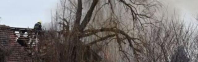 Izgorelo do temelja: Vatra progutala celu zgradu bivšeg kombinata u Kučevu (VIDEO)