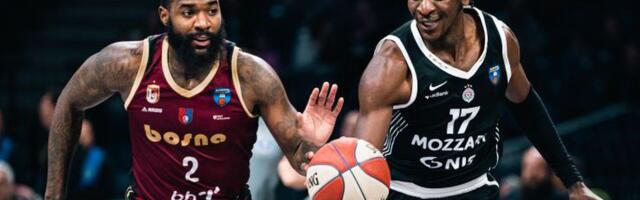 PARTIZAN – BOSNA Sarajlije se naoštrile, crno-beli gube nakon prve četvrtine!