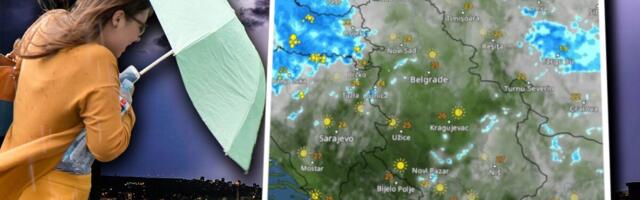 RADARSKI SNIMCI POKAZUJU - OVAKO ĆE SE KRETATI POTOP KROZ SRBIJU! Pljuskovi sa grmljavinom i grad stižu, upaljeni SVI ALARMI - STIŽE OPASNO VREME (FOTO)