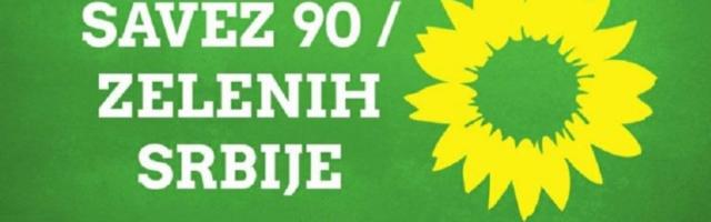 "Logo stranke Savez 90/Zeleni Srbije pripada svetskom pokretu"