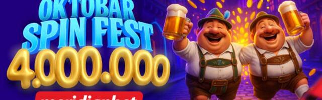 MERIDIAN DONOSI OKTOBAR SPIN FEST – ČETIRI NEZABORAVNE NEDELJE I 4.000.000 KOJI MENJAJU SVE IZ KORENA!