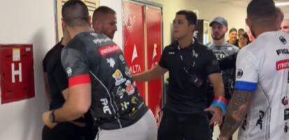 SKANDAL TOKOM SPEKTAKLA U BEOGRADU! Janičić i Negucić napravili incident u hodniku Arene (VIDEO)