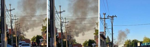 VELIKI POŽAR KOD MALOG MOKROG LUGA! Kulja gust dim, vatrogasci na terenu! (FOTO, VIDEO)