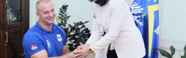 Prijem za Nebojšu Đurića osvajača srebrne medalje na Svetskom prvenstvu u Indiji