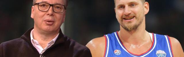 Vučić se divi Jokiću: Nikada više nećemo imati takvog igrača