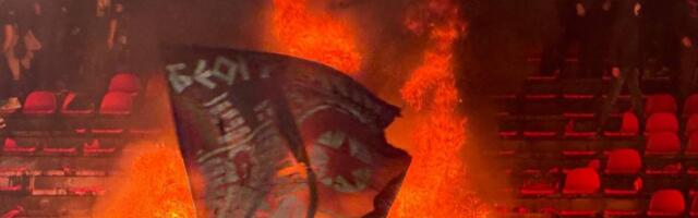 Ogroman požar na Marakani! Sve gori, pogledajte zbog čega je prekinut meč Zvezda - Partizan