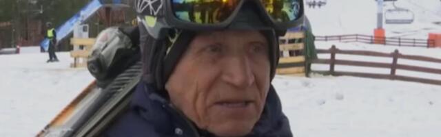 SRETENU JE 90, A SKIJA KO MOMČIĆ! Najstariji skijaš na Torniku bira samo crne staze! Nekad bio gimnastičar, a sad kliza, pliva, biciklira, planinari (FOTO)