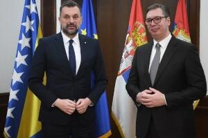 Вучић се састао са Конаковићем