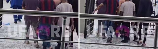 Umočio ruku u krv i nacrtao KUKASTI KRST! Jeziv snimak studenstkog doma nakon stravičnog napada u Rusiji