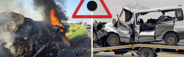 UKLETA DEONICA KOD RUME: Kamiondžija izgoreo u buktinji na putu gde je već stradalo petoro!