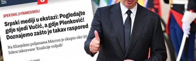 HRVATI PUCAJU OD MUKE! Pokušali da objasne zašto je Vučić u prvom redu na vojnoj paradi u Parizu, a Plenković u pozadini - ZAPETLJALI U SOPSTVENOM OBJAŠNJENJU!