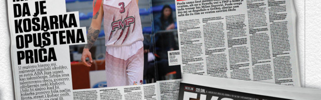 INTERVJU FILIP ČOVIĆ: Nikada nisam mislio da je košarka opuštena priča