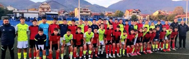 Mladi vranjski fudbaleri ugostili najtrofejniji makedonski klub: Prestiž - Vardar 2:2