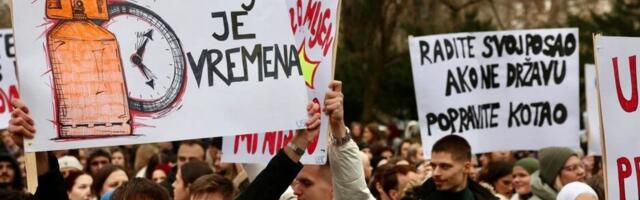 Studenti u Sarajevu protestovali zbog bezbednosti i uslova: Vladi dali rok od pet dana za odgovor na zahteve