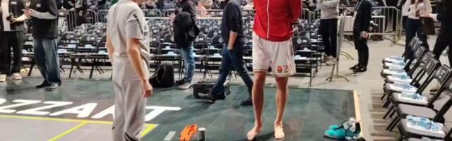 Košarkaš Zvezde bos izašao na parket Arene: Da li koristi isti metod kao Novak Đoković pred derbi?