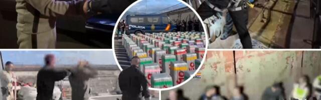 Srbi vođe kriminalne grupe: Policija im zaplenila 10 tona kokaina i oružje (FOTO, VIDEO)