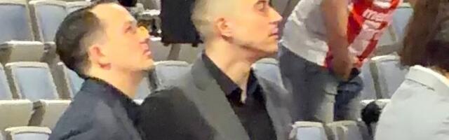 Čuveni evroligaški sudija srdačno se pozdravio sa nepoznatom damom pred derbi Zvezda - Partizan