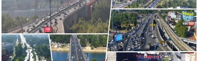 MILINA ZA VOZAČE: Jutarnji špic bez gužvi u Beogradu, samo na jednom mestu povremeno dolazi do zastoja (FOTO)