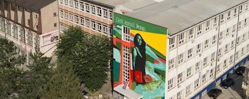 Mural na „Tehničkoj školi“ u okviru projekta A1 Srbija „Svet kakav želiš“