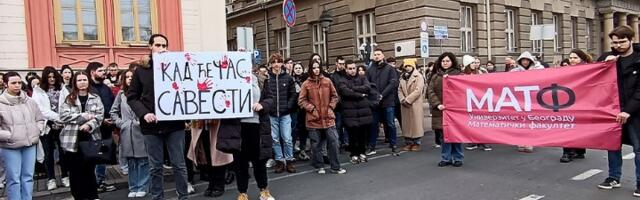 PMF podržao blokadu studenata, učenike i nastavnike Jovine gimnazije