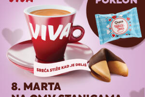 OMV čestita 8. mart: kolačić sreće uz čuveni OMV espresso