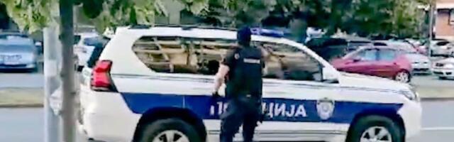 Vračar pod opsadom: Policija u punoj opremi blokirala ulicu u Beogradu