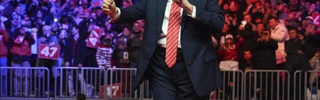 TRAMP POBEDNIČKIM PLESOM NAJAVIO NOVI SVETSKI POREDAK! Ludnica u Vašingtonu, legendarni Vilidž Pipl i čuvena numera "Y.M.C.A." zatvorili miting (VIDEO)