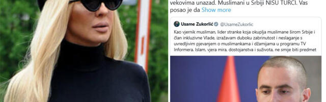Karleuša se obrušila na Zukorlića zbog odbrane muslimanki: Umjesto da smiruješ, ti pališ vatru