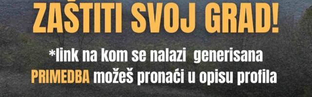 Zaštitimo Studenu: Studenti pozvali Nišlije da pošalju primedbe na Prostorni plan