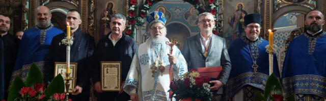 Владика Василије освештао живопис угриновачког храма Светог Георгија