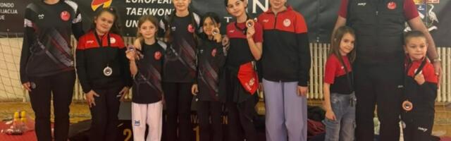 Najmlađi takmičari Tekvondo akademije Kragujevac osvojili SEDAM medalja u Obrenovcu