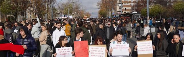 Studenti iz Hrvatske podržali kolege iz Srbije
