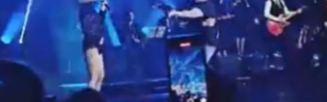 HITNO PREKINUT ROIZGIN KONCERT: Obezbeđenje ULETELO na binu, izbio SNIMAK sa lica mesta!