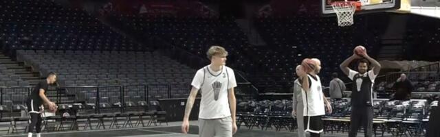 Ovako je izgledao trening Partizana posle odlaska Željka Obradovića: Igrači nasmejani i opušteni pred Bajern