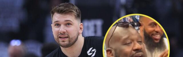 LUKA DONČIĆ I ŠAKIL O'NIL SE VESELE UZ HIT KOJI SRBI OBOŽAVAJU: Halom je odzvanjalo "prazan mi stan, a nas je dvoje..."