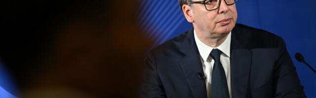 Aleksandar Vucic congratulates Sinisa Karan, the new presidet of the Serb Republic (RS)